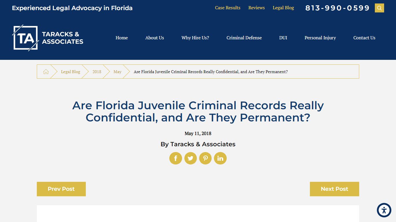 Are Florida Juvenile Criminal Records Really Confidential, and Are They ...